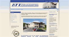 Desktop Screenshot of btz-stiftung.de